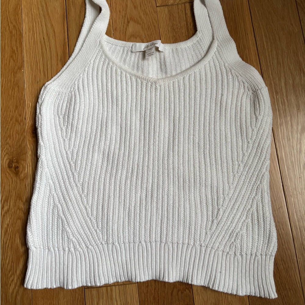 Lilly Pulitzer White Sweater Tank